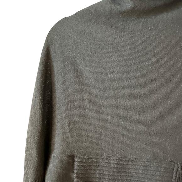 Eileen Fisher Women’s 100% Wool Open Cocoon Cardigan Black Size Small with FLAW - Picture 10 of 10